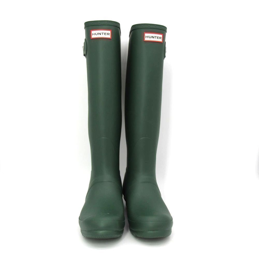 Hunter Original Tall Rain Boots in Hunter Green - Picture 3 of 9